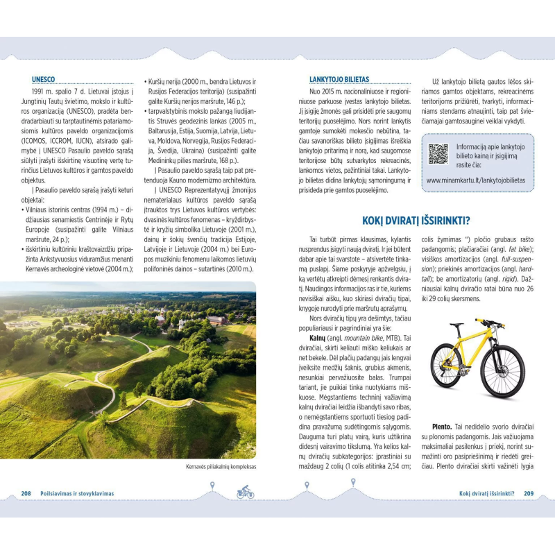 Minam kartu. 40 dviračių maršrutų po Lietuvą