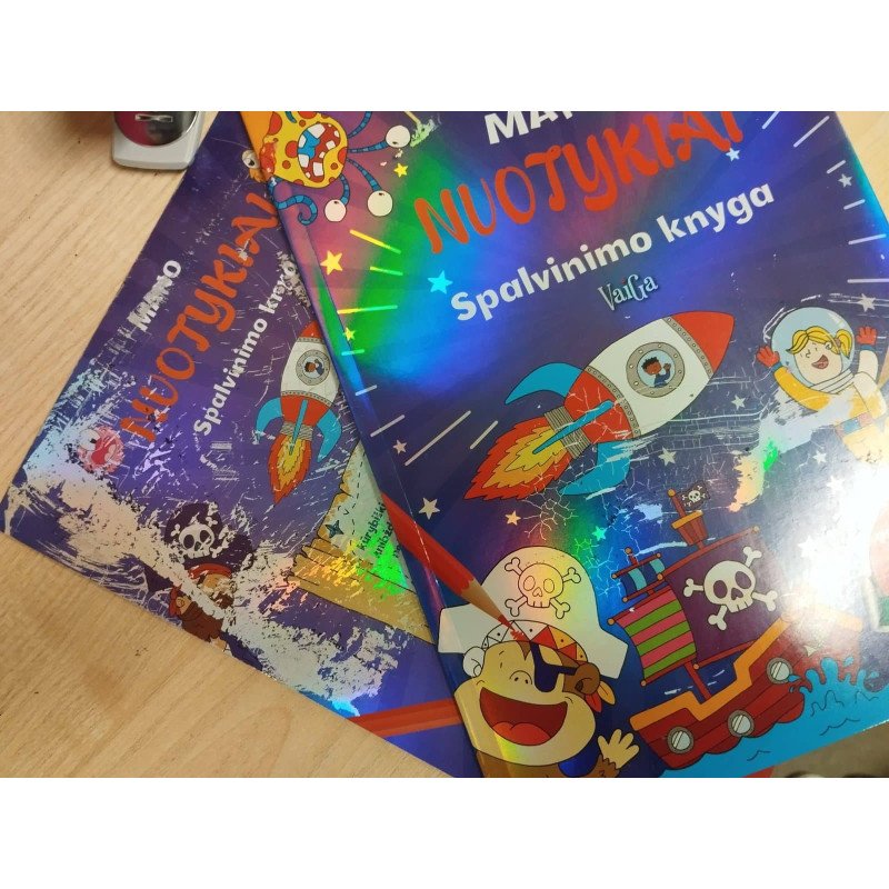 Mano nuotykiai. Spalvinimo knyga