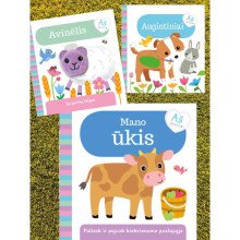 Mano ūkis + Augintiniai + Avinėlis. Aš mažas. Trijų knygelių komplektas