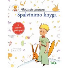 Mažasis princas. Spalvinimo knyga (ir spalvoti puslapiai)