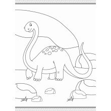 Didžioji spalvinimo knyga. Dinozaurai