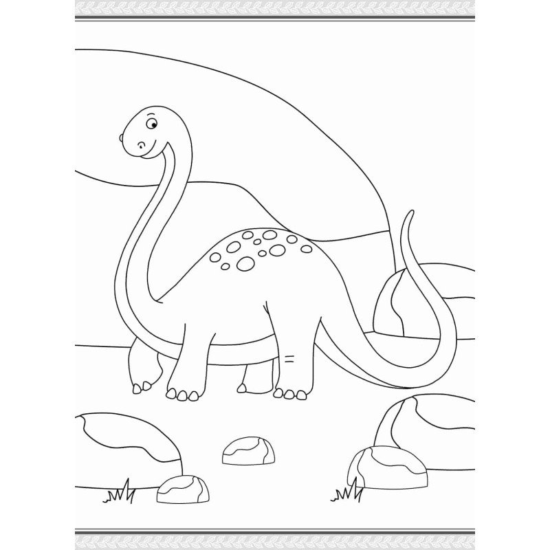 Didžioji spalvinimo knyga. Dinozaurai