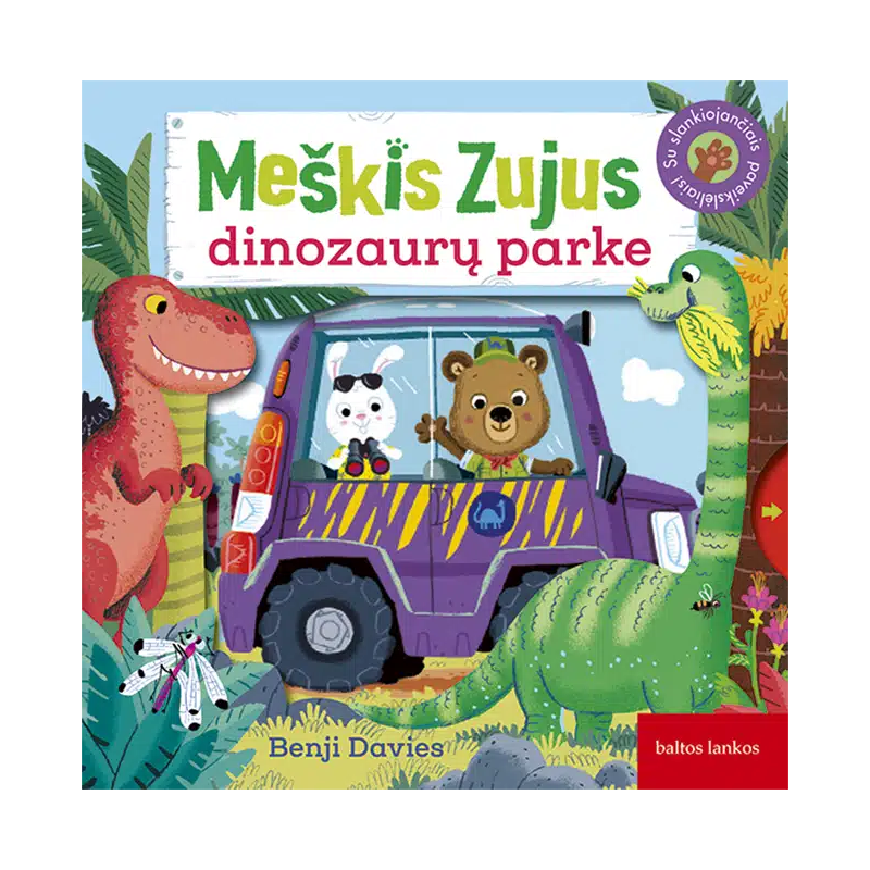 Meškis Zujus dinozaurų parke