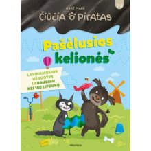 Čiūčia ir Piratas. Pašėlusios kelionės. Lavinamosios užduotys ir daugiau nei 100 lipdukų