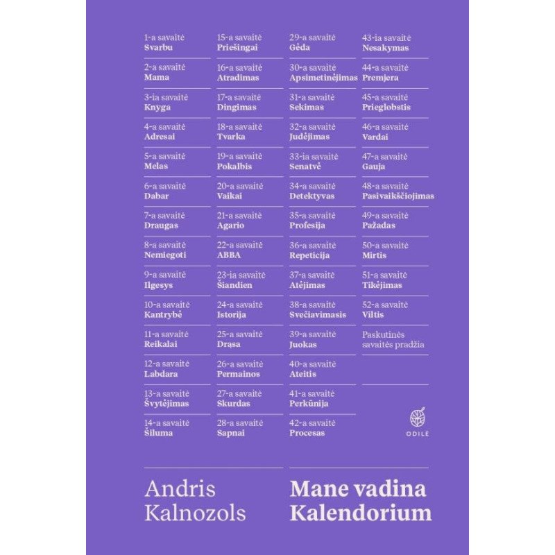 Mane vadina Kalendorium