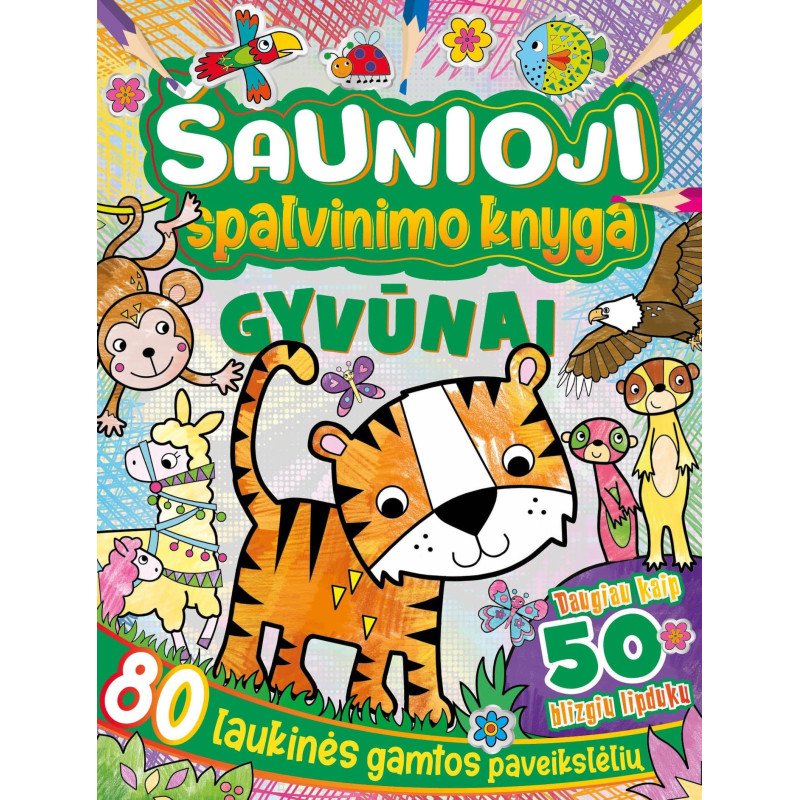 Šaunioji spalvinimo knyga. Gyvūnai