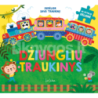 Džiunglių traukinys. Dėlionių knygelė