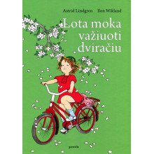 Lota moka važiuoti dviračiu