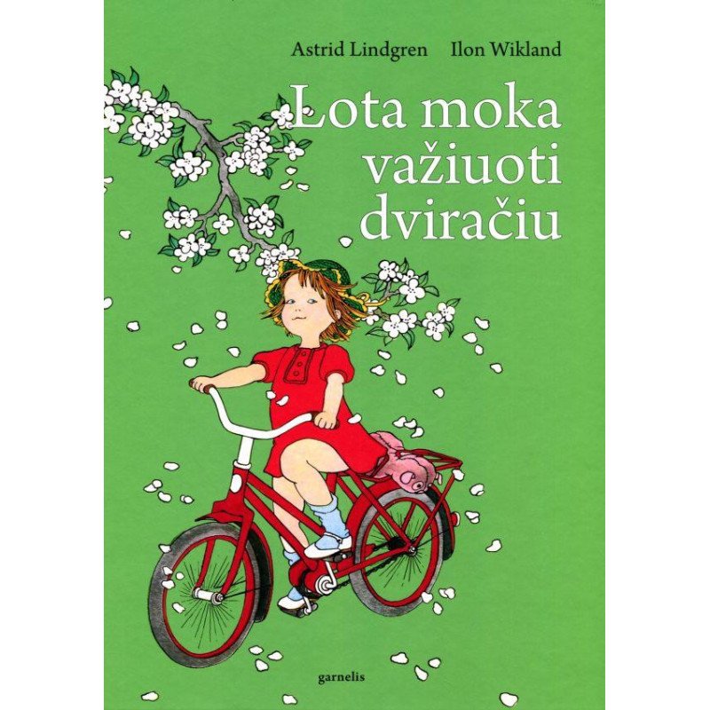 Lota moka važiuoti dviračiu