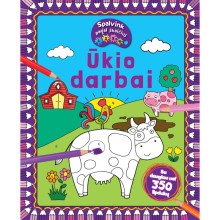 Spalvink pagal skaičius. Ūkio darbai