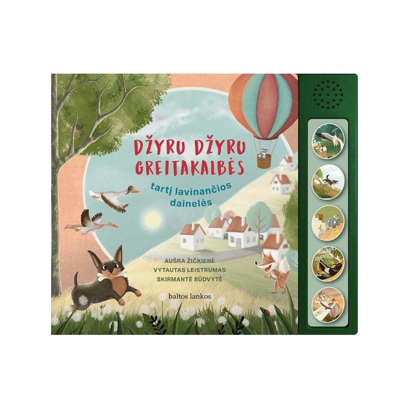 Džyru džyru greitakalbės. Tartį lavinančios dainelės