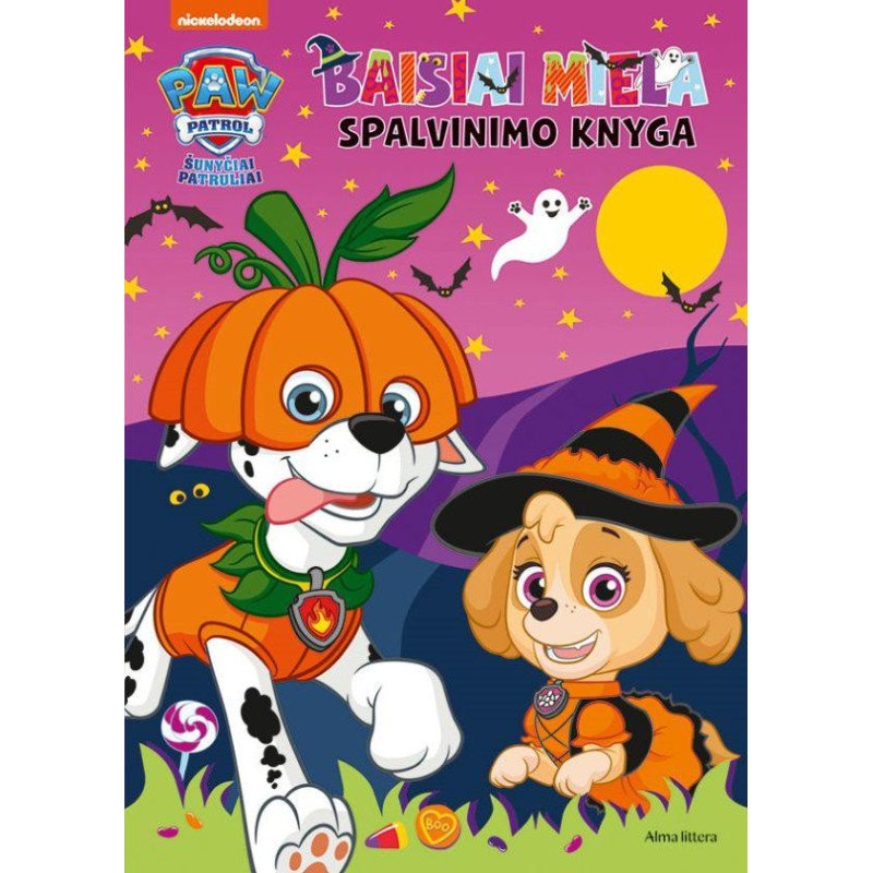 Šunyčiai patruliai. Baisiai miela spalvinimo knyga