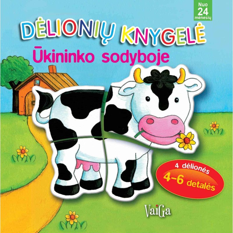 Dėlionių knygelė. Ūkininko sodyboje