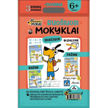 Šuniukas Mokas ruošiasi mokyklai 6+ (3 knygelių rinkinys + dovana)