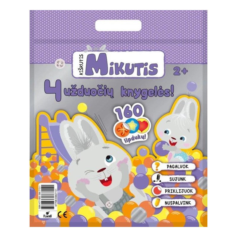 Kiškutis Mikutis. Violetinis rinkinys