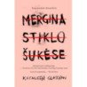Mergina stiklo šukėse