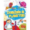 Žvaigždės ir planetos. Spalvink pagal skaičius