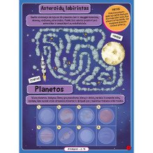Žvaigždės ir planetos. Spalvink pagal skaičius