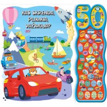 Kas skrenda, plaukia, važiuoja? (Su 50 garsų)