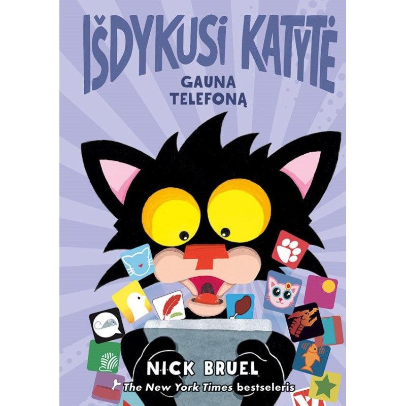 Išdykusi katytė gauna telefoną