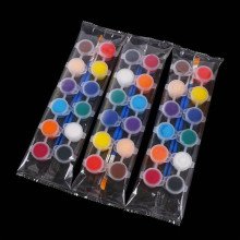 12 spalvų akvareliniai guašiniai dažai