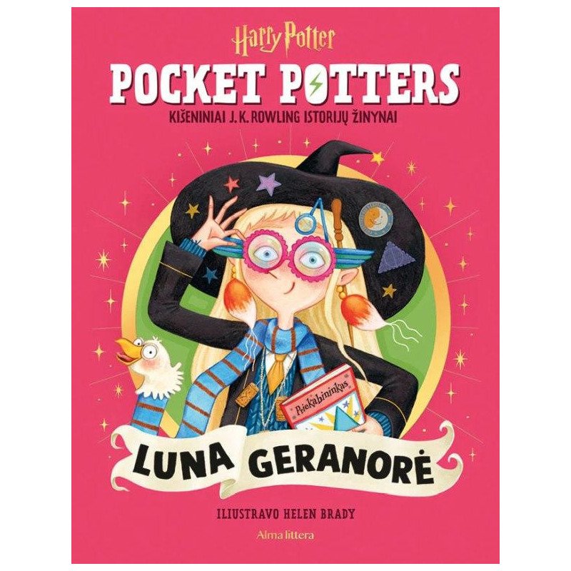 Luna Geranorė. Pocket Potters. Kišeniniai J. K. Rowling istorijų žinynai