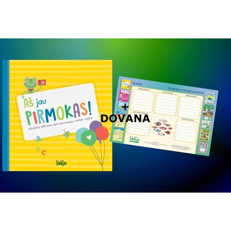 Aš jau pirmokas! Atminimų albumas apie pirmuosius mokslo metus