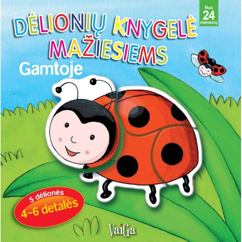 Dėlionių knygelė mažiesiems. Gamtoje