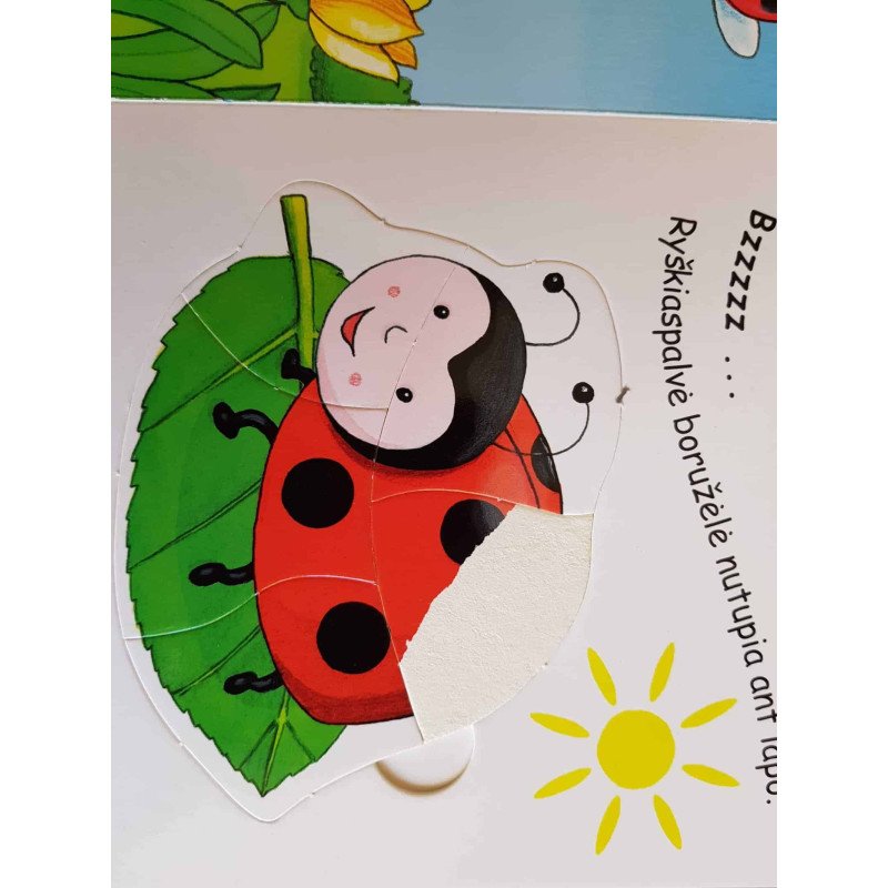 Dėlionių knygelė mažiesiems. Gamtoje