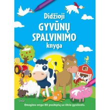 Didžioji gyvūnų spalvinimo knyga