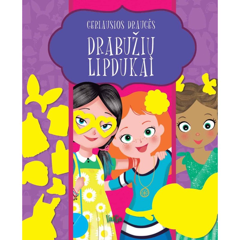 Drabužių lipdukai. Geriausios draugės