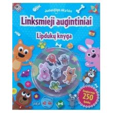Linksmieji augintiniai. Lipdukų knyga (Judančios akytės)