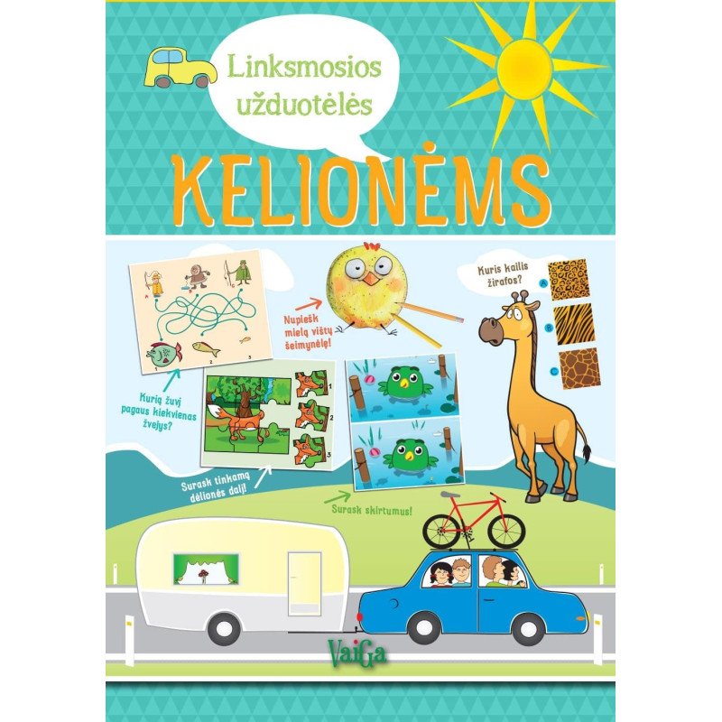 Linksmosios užduotėlės kelionėms