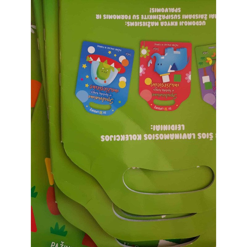 Meškiukas. Pažink spalvas ir formas