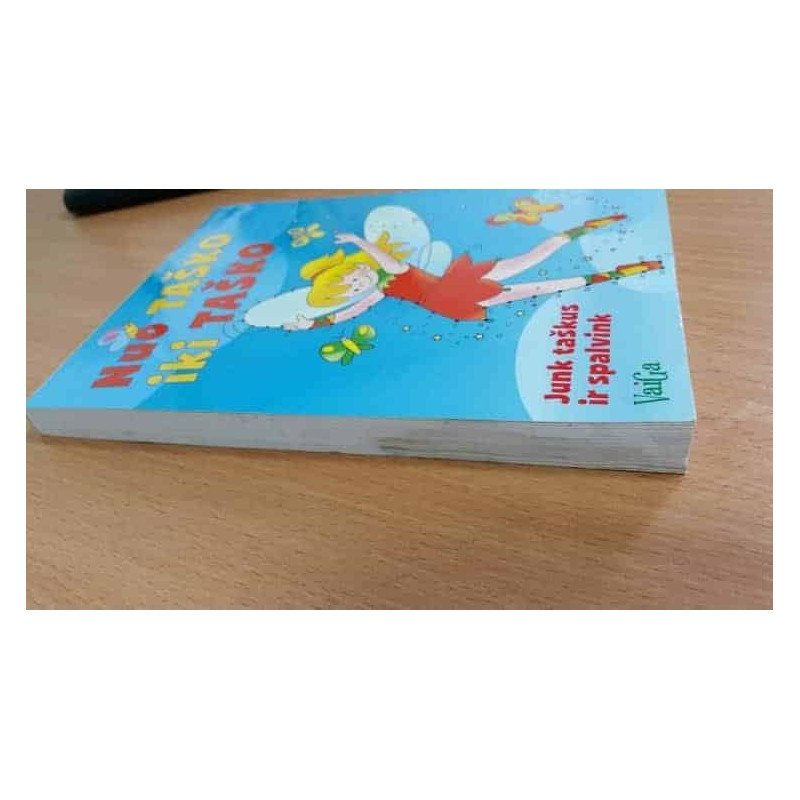 Nuo taško iki taško. Junk taškus ir spalvink. Fėja