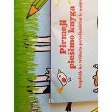 Pirmoji piešimo knyga. Nupiešk, ko trūksta paveikslėliui, ir nuspalvink