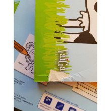 Pirmoji piešimo knyga. Nupiešk, ko trūksta paveikslėliui, ir nuspalvink