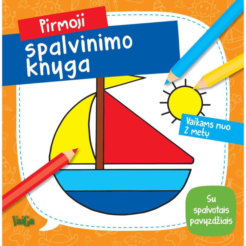 Pirmoji spalvinimo knyga. Laivelis
