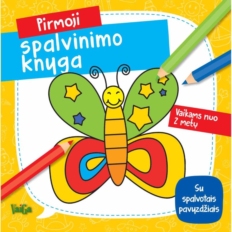 Pirmoji spalvinimo knyga. Peteliškė
