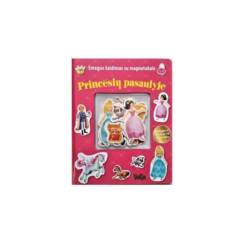 Princesių pasaulyje. Smagus žaidimas su magnetukais