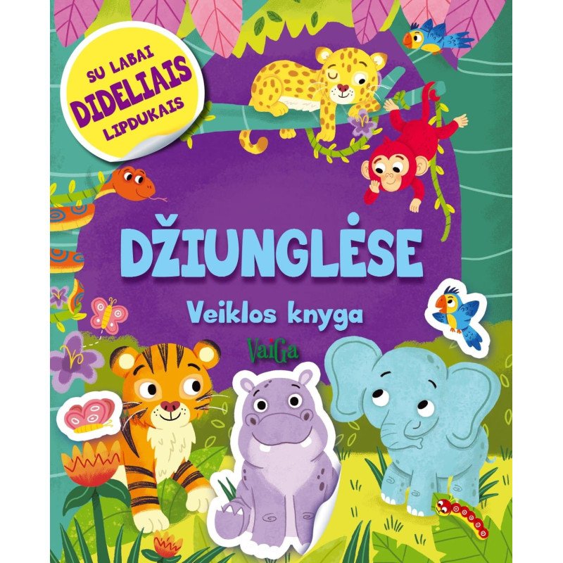 Džiunglėse. Veiklos knyga