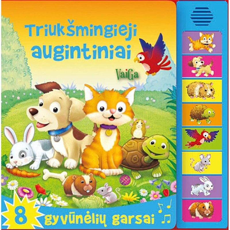 Triukšmingieji augintiniai (8 gyvūnėlių garsai)