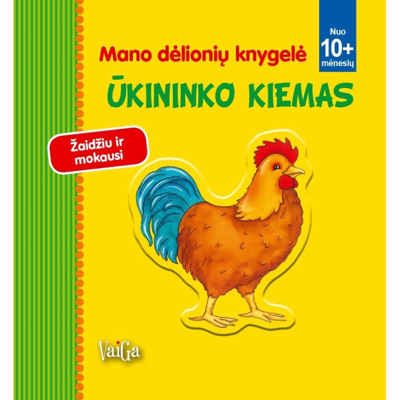 Ūkininko kiemas. Mano dėlionių knygelė