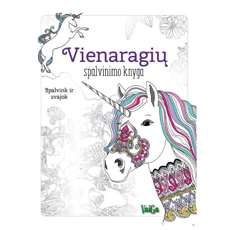 Vienaragių spalvinimo knyga