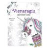 Vienaragių spalvinimo knyga