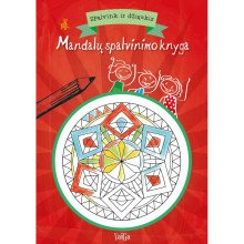 Mandalų spalvinimo knyga