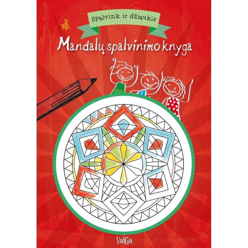 Mandalų spalvinimo knyga