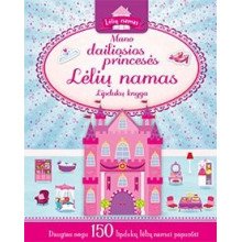Mano dailiosios princesės. Lėlių namas (lipdukų knyga)
