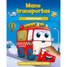 Mano transportas. Lipdukų knyga