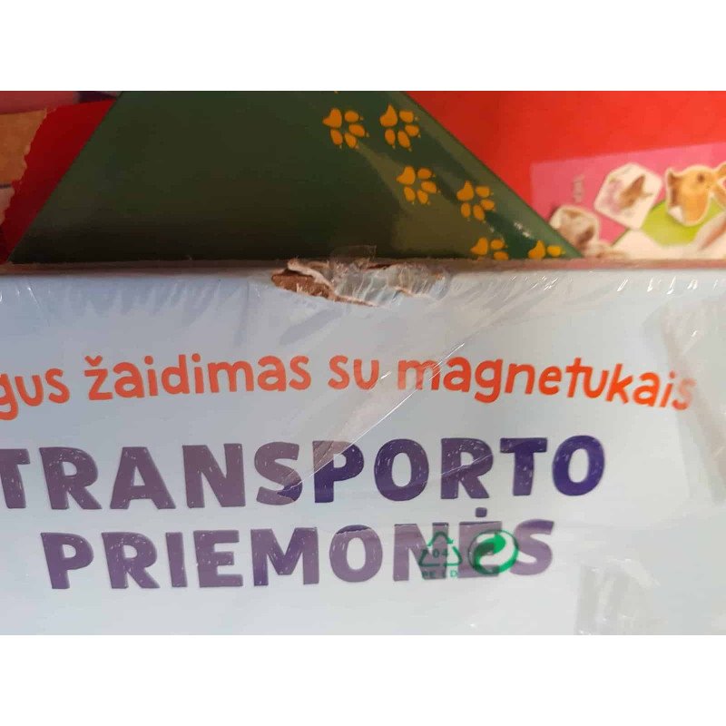 Transporto priemonės. Smagus žaidimas su magnetais